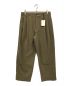 stein（シュタイン）の古着「GRADATION PLEATS TWO TUCK TROUSERS」｜ダークベージュ