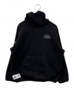 DESCENDANTディセンダント）の古着「GUARDIANS FLEECE HOODY/フリースフーディ/フリースパーカー」｜ブラック