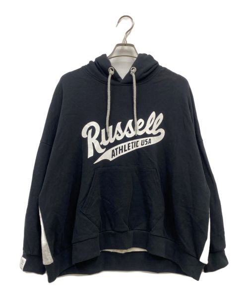 RUSSELL ATHLETIC（ラッセルアスレチック）RUSSELL ATHLETIC (ラッセルアスレチック) ラッセルパーカー/B1531PUT711 ブラック サイズ:1(M) 未使用品の古着・服飾アイテム