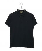 BURBERRY LONDONバーバリーロンドン）の古着「ポロシャツ」｜ブラック