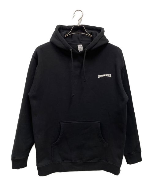 CHALLENGER（チャレンジャー）CHALLENGER (チャレンジャー) END WAR HOODIE/ピエロプリントプルオーバーパーカー ブラック サイズ:LARGEの古着・服飾アイテム