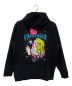 CHALLENGER (チャレンジャー) END WAR HOODIE/ピエロプリントプルオーバーパーカー ブラック サイズ:LARGE：9800円