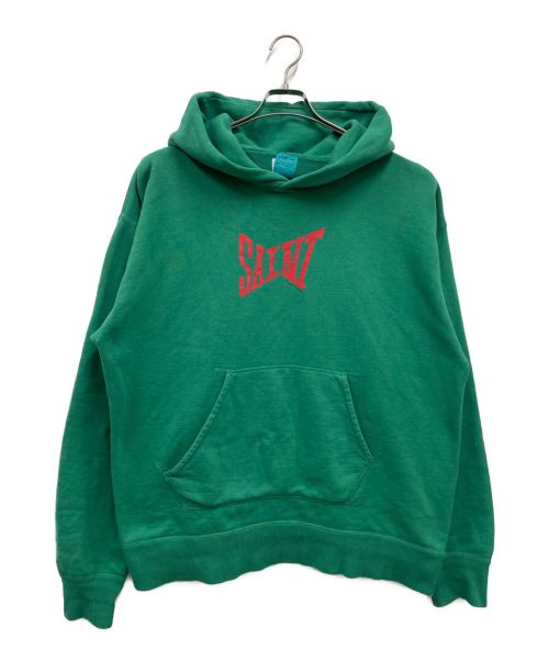 SAINT MICHAEL（セントマイケル）SAINT MICHAEL (セントマイケル) HOODIE LOGO/GREEN/SM-S22-0000-044 グリーン サイズ:XLの古着・服飾アイテム