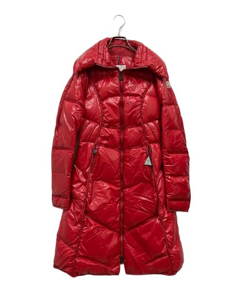 MONCLER（モンクレール）MONCLER (モンクレール) NADEGE ロングダウンコート/Z7H0741/ダウンコート/ロングコート レッド サイズ:SIZE 2の古着・服飾アイテム