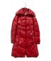 MONCLER（モンクレール）の古着「NADEGE ロングダウンコート/Z7H0741/ダウンコート/ロングコート」｜レッド