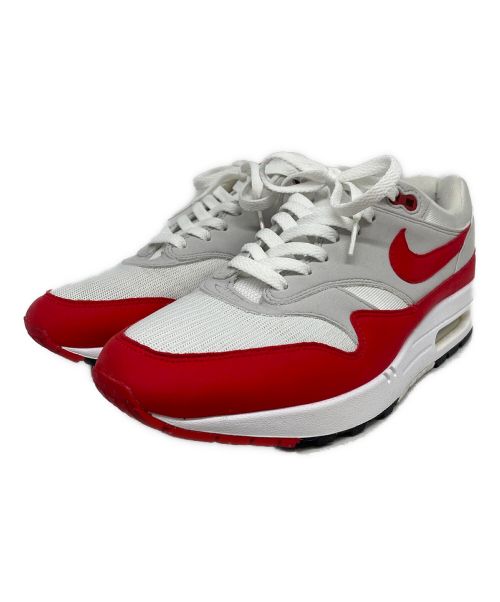 NIKE（ナイキ）NIKE (ナイキ) AIR MAX 1 OG UNIVERSITY RED ホワイト×レッド サイズ:27の古着・服飾アイテム