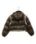 NERDY (ノルディ) DETACHABLE SLEEVE GLOSSY DOWN JACKET ブラウン サイズ:MEDIUM 未使用品：10000円