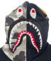 中古・古着 A BATHING APE (アベイシングエイプ) シャークフードジップパーカー/Shark Full Zip Hoodie ブラック サイズ:M：20000円