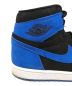 中古・古着 NIKE (ナイキ) AIR JORDAN 1 RETRO HIGH OG ROYAL REIMAGINED/DZ5485-042/エアジョーダン1 ブラック×ブルー サイズ:29：14800円