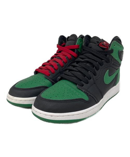 NIKE（ナイキ）NIKE (ナイキ) AIR JORDAN 1 RETRO HIGH OG GS グリーン サイズ:23.5の古着・服飾アイテム