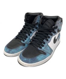 NIKE（ナイキ）の古着「WMNS AIR JORDAN1 HIGH OG Tie-Dye ハイカットスニーカー」｜ブルー