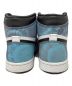 中古・古着 NIKE (ナイキ) WMNS AIR JORDAN1 HIGH OG Tie-Dye ハイカットスニーカー ブルー サイズ:24.5：11000円