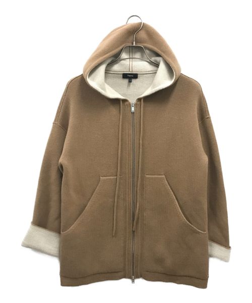 theory（セオリー）theory (セオリー) MERCER WOOL CASH/OS JACKET/01-1403702 ブラウン サイズ:Sの古着・服飾アイテム