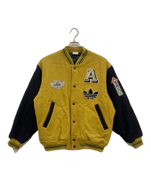 adidas（アディダス）adidas (アディダス) デサント製/80s-90Sスタジャン/スタジャン イエロー サイズ:160の古着・服飾アイテム