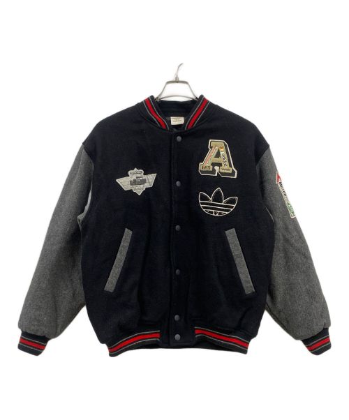 adidas（アディダス）adidas (アディダス) 80-90’S/デサント製/80s-90sスタジャン/スタジャン ブラック サイズ:160の古着・服飾アイテム