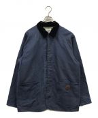 STANDARD CALIFORNIAスタンダードカリフォルニア）の古着「SD Coverall Jacket/カーバーオールジャケット/カバーオール/コーデュロイカラージャケット/ジャケット」｜ブルー