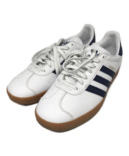 adidas（アディダス）adidas (アディダス) GAZELLE ガゼル ホワイト×ネイビー サイズ:26.0の古着・服飾アイテム