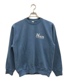 sporty&rich（スポーティー＆リッチ）の古着「HEALTH CREWNECK SWEAT」｜ブルー