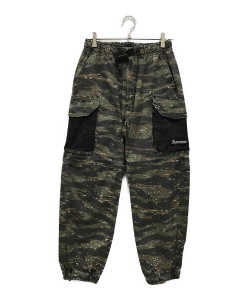 SUPREME（シュプリーム）Supreme (シュプリーム) Mesh Pocket Belted Cargo Pant カーキ サイズ:Smallの古着・服飾アイテム