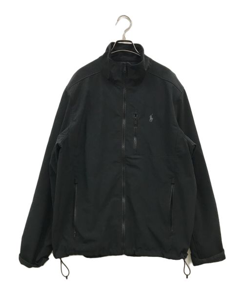 POLO RALPH LAUREN（ポロ・ラルフローレン）POLO RALPH LAUREN (ポロ・ラルフローレン) Water-Resistant Softshell Jacket/ジップジャケット/ジャケット ブラック サイズ:Ｌの古着・服飾アイテム