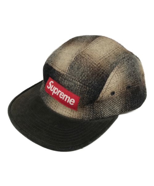 SUPREME（シュプリーム）Supreme (シュプリーム) WOOLRICH (ウールリッチ) Camp Cap/キャンプキャップ ベージュの古着・服飾アイテム