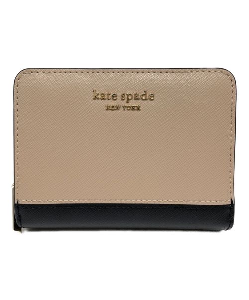 Kate Spade（ケイトスペード）Kate Spade (ケイトスペード) スモールコンパクトウォレット/PWR00395 ピンクベージュの古着・服飾アイテム