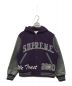 SUPREME（シュプリーム）の古着「Supreme/King Hooded Varsity Jacket/スタジャン」｜パープル