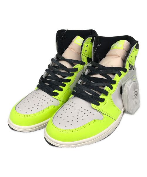 NIKE（ナイキ）NIKE (ナイキ) AIR JORDAN 1 RETRO HIGH OG VOLT/BLACK/SAIL イエロー×ホワイト サイズ:28.5 未使用品の古着・服飾アイテム