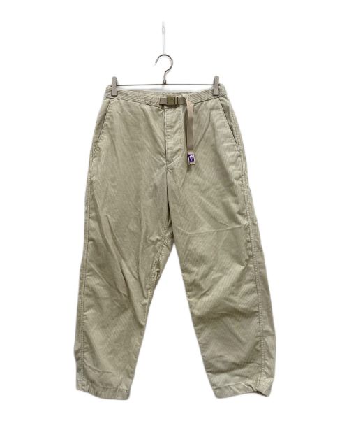 THE NORTHFACE PURPLELABEL（ザ・ノースフェイス パープルレーベル）THE NORTHFACE PURPLELABEL (ザ・ノースフェイス パープルレーベル) Corduroy Wide Tapered Pants/太皷. コーデュロイワイドテーパードパンツ/NT5259N アイボリー サイズ:W30の古着・服飾アイテム