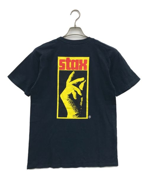 SUPREME（シュプリーム）SUPREME (シュプリーム) Stax Logo Tee/プリントTシャツ ネイビー サイズ:Mの古着・服飾アイテム