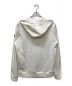 MONCLER (モンクレール) PADDED COTTON ZIP-UP HOODIE ホワイト×ネイビー サイズ:L：60000円