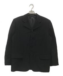 tricot COMME des GARCONS（トリココムデギャルソン）の古着「ヴィンテージウールギャバテーラードジャケット」｜ブラック