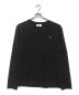 AMI Alexandre Mattiussi（アミ アレクサンドル マテュッシ）の古着「LONG SLEEVE ADC T-SHIRT」｜ブラック