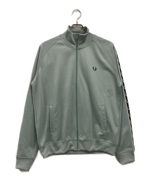 FRED PERRY（フレッドペリー）FRED PERRY (フレッドペリー) Seasonal Taped Track Jacket グリーン サイズ:Lの古着・服飾アイテム