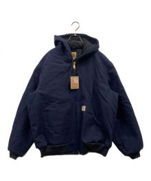 CarHartt（カーハート）の古着「QUILTED FLANNEL DUCK ACTIVE JACKET」｜ネイビー