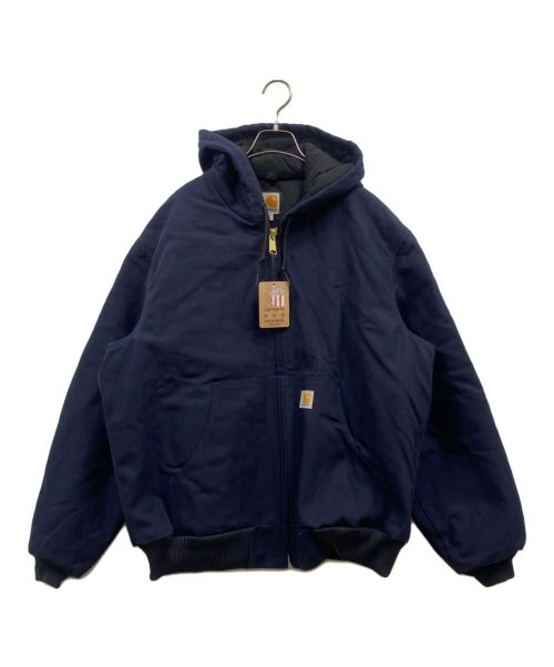 CarHartt（カーハート）CarHartt (カーハート) QUILTED FLANNEL DUCK ACTIVE JACKET ネイビー サイズ:Lの古着・服飾アイテム