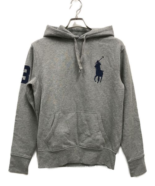 POLO RALPH LAUREN（ポロ・ラルフローレン）POLO RALPH LAUREN (ポロ・ラルフローレン) ロゴパーカー グレー サイズ:Sの古着・服飾アイテム