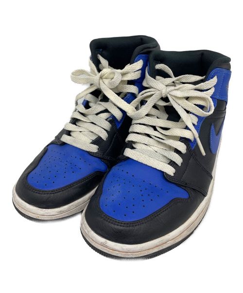 NIKE（ナイキ）NIKE (ナイキ) AIR JORDAN 1 MID ブルー×ブラック サイズ:27の古着・服飾アイテム