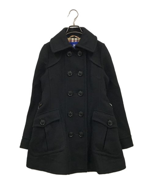 BURBERRY BLUE LABEL（バーバリーブルーレーベル）BURBERRY BLUE LABEL (バーバリーブルーレーベル) コート/FNF08-866-09 ブラック サイズ:Mの古着・服飾アイテム