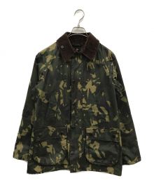 Barbour（バブアー）の古着「SL BEDALE カモフラ/オイルドジャケット」｜オリーブ