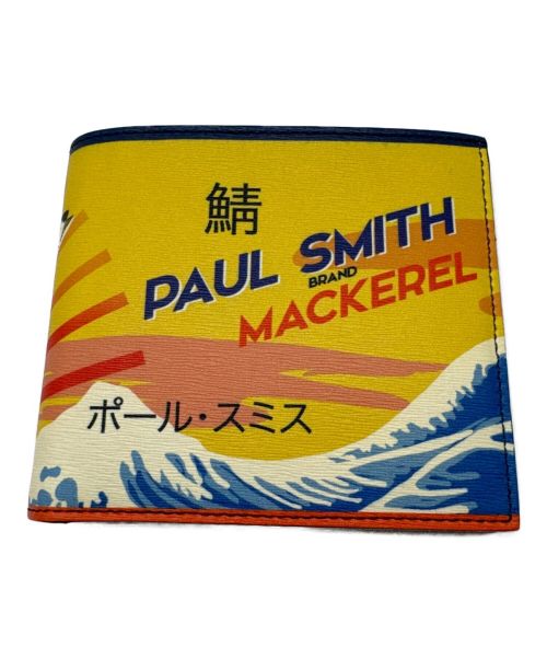 PAUL SMITH（ポールスミス）Paul Smith (ポールスミス) SABA PRINT WALLET/財布 イエローの古着・服飾アイテム