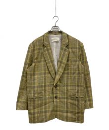 TODAYFUL（トゥデイフル）の古着「Check Over Jacketチェックオーバージャケット」｜イエロー