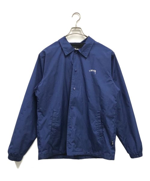 stussy（ステューシー）stussy (ステューシー) Spring Coach JKTコーチジャケット ブルー サイズ:Mの古着・服飾アイテム