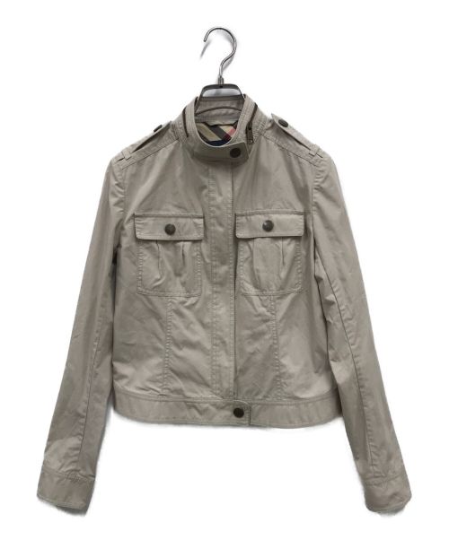 BURBERRY LONDON（バーバリーロンドン）BURBERRY LONDON (バーバリー ロンドン) ミリタリージャケット/B1E04-539-40 ベージュ サイズ:Mの古着・服飾アイテム