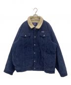 Patagoniaパタゴニア）の古着「M's Pile Lined Trucker Jkt /メンズ・パイル・ラインド・トラッカー・ジャケット/ランチジャケット/26520」｜ネイビー