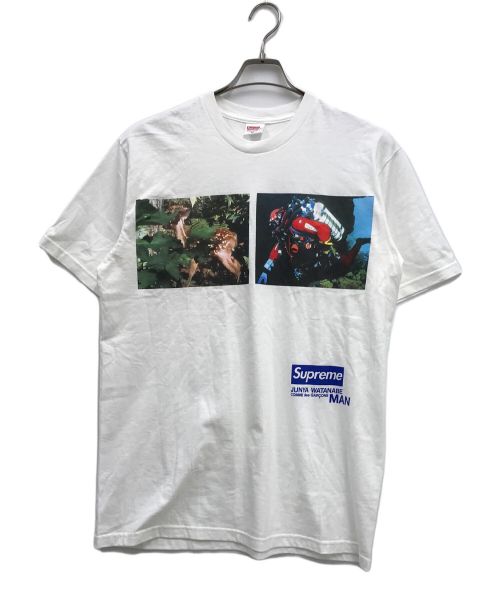 SUPREME（シュプリーム）SUPREME (シュプリーム) JUNYA WATANABE MAN (ジュンヤワタナベマン) Nature Tee/ネイチャーTシャツ ホワイト サイズ:Ｍの古着・服飾アイテム