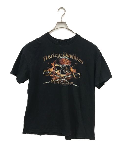 HARLEY-DAVIDSON（ハーレーダビッドソン）HARLEY-DAVIDSON (ハーレーダビッドソン) プリントTシャツ ブラック サイズ:XLの古着・服飾アイテム