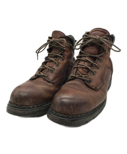 RED WING（レッドウィング）RED WING (レッドウィング) スチールトゥ ワークブーツ ブラウン サイズ:8 1/2の古着・服飾アイテム