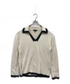 theoryセオリー）の古着「Wave Boucle OW LS Pullover/ニット/01-4101708」｜アイボリー