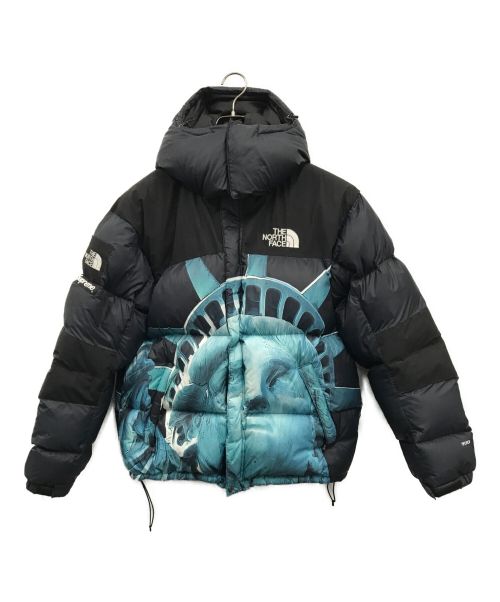 THE NORTH FACE（ザ ノース フェイス）THE NORTH FACE (ザ ノース フェイス) SUPREME (シュプリーム) Statue Of Liberty Baltro Jacket Black/ダウンジャケット ブラック×ブルー サイズ:Mの古着・服飾アイテム